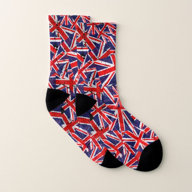 Union Jack Flag | Flagge des Vereinigten Königreic Socken (Paar)