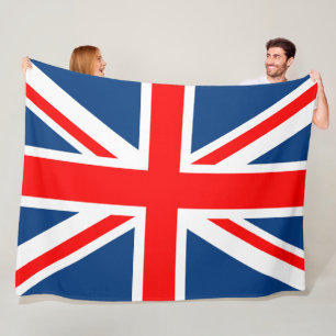 Union Jack Flag Fleecedecke