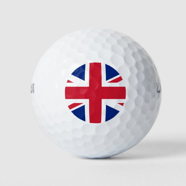 Union Jack Flag gbcc arc2 Golfball (Vorderseite)