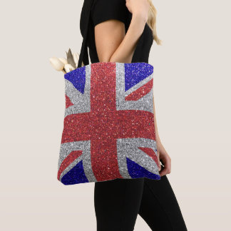 Union Jack Flag Glitzer des Vereinigten Königreich