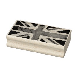 UNION JACK FLAG grunge + Ihre Idee Gummistempel