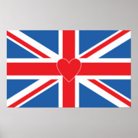 Union Jack Flag & Heart