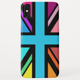 Union Jack/Flag mehrfarbig+Schwarz-Design Case-Mate iPhone Hülle
