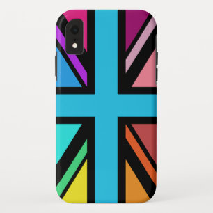 Union Jack/Flag mehrfarbig+Schwarz-Design Case-Mate iPhone Hülle