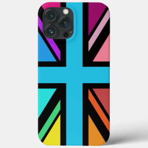 Union Jack/Flag mehrfarbig+Schwarz-Design Case-Mate iPhone Hülle