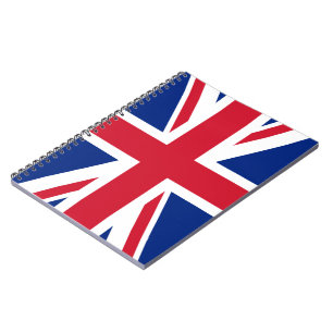 Union Jack Flag Notebook Notizblock