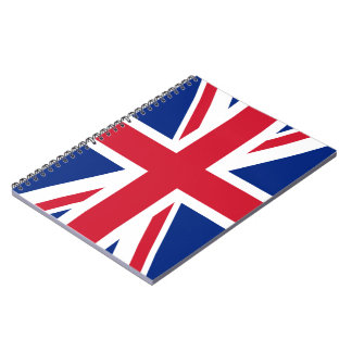 Union Jack Flag Notebook Notizblock