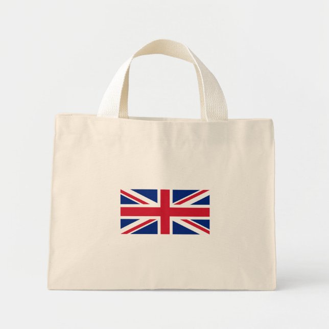 Union Jack Flag ttcn Mini Stoffbeutel (Vorne)