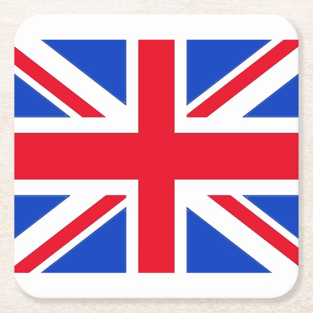 Union Jack Flag Untersetzer (Vorderseite)
