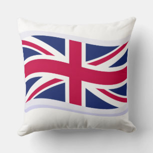 Union Jack Flagge auf Kissen 50,8 x 50,8 cm 20"x 2