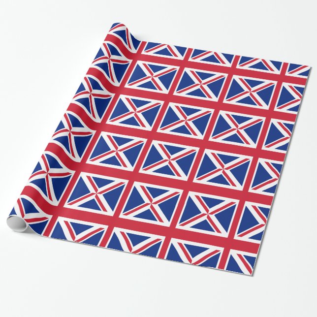 Union Jack - Flagge des Vereinigten Königreichs Geschenkpapier (Ungerollt)