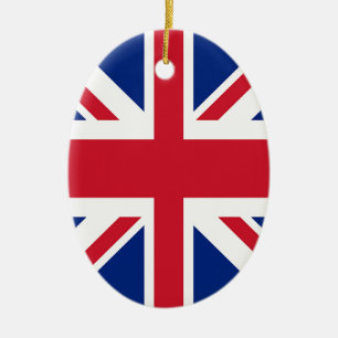 Union Jack - Flagge des Vereinigten Königreichs Keramikornament