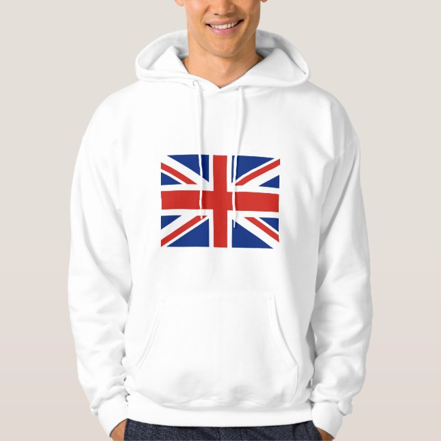 Union Jack - Flagge Großbritanniens Hoodie (Vorderseite)