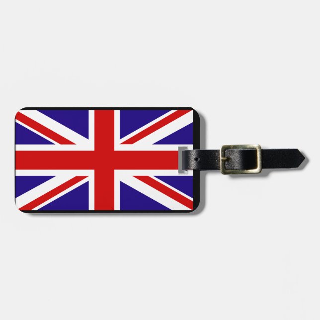 Union Jack Gepäckanhänger (Vorderseite horizontal)