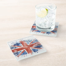 Union Jack Glasuntersetzer