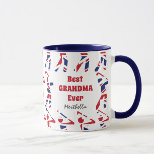 UNION JACK Golf   Beste Oma je Tasse