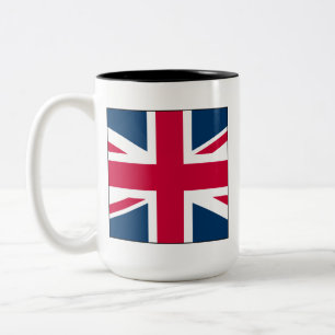 Union Jack große Zwei-Ton 15 Oz Tasse