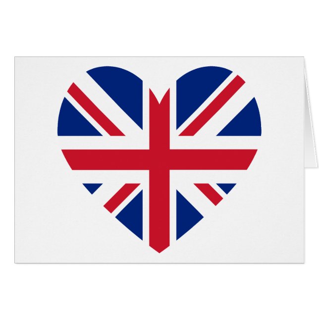 Union Jack Heart Shape (Vorderseite (Horizontal))