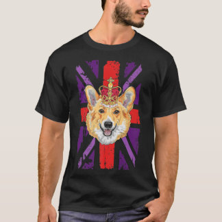 Union Jack Idea Kids & Corgi Lover für Platinum Ju T-Shirt