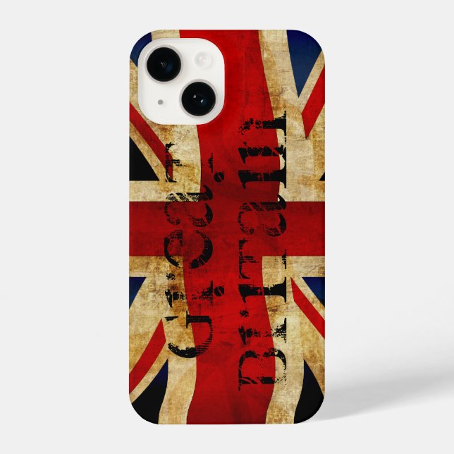 Union Jack iPhone Hülle (Rückseite)