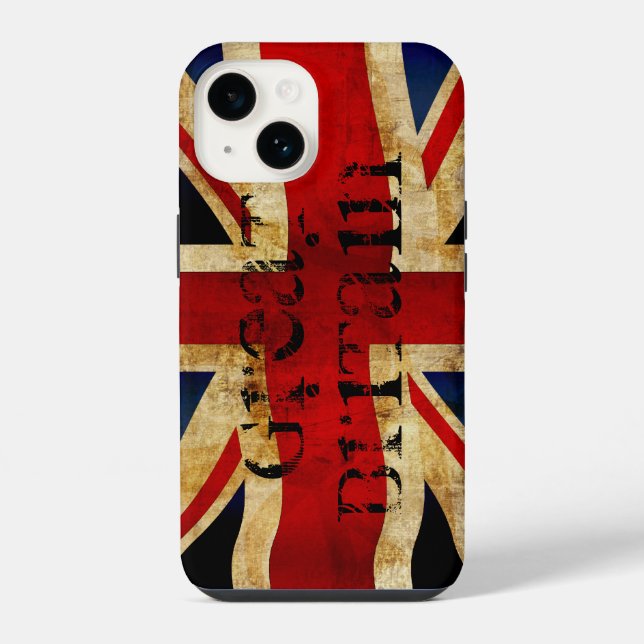 Union Jack  iPhone Hülle (Rückseite)
