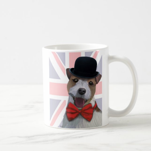 Union Jack Jack Russell Tasse (Rechts)
