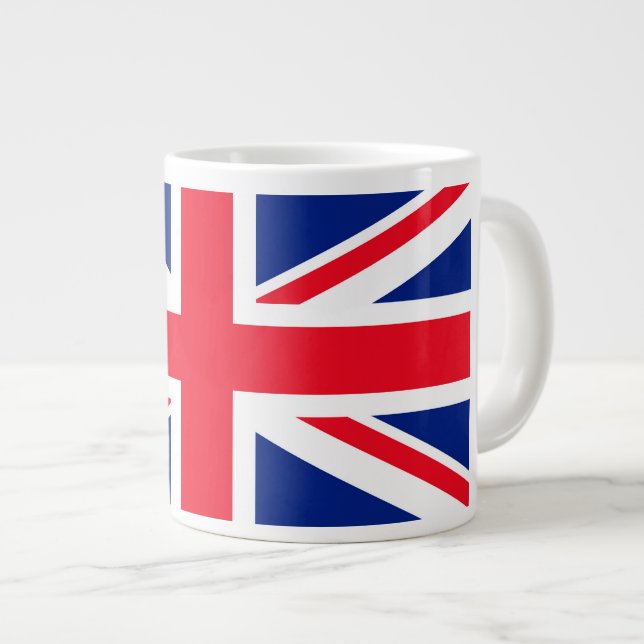 Union Jack Jumbo-Tasse (Vorderseite Rechts)
