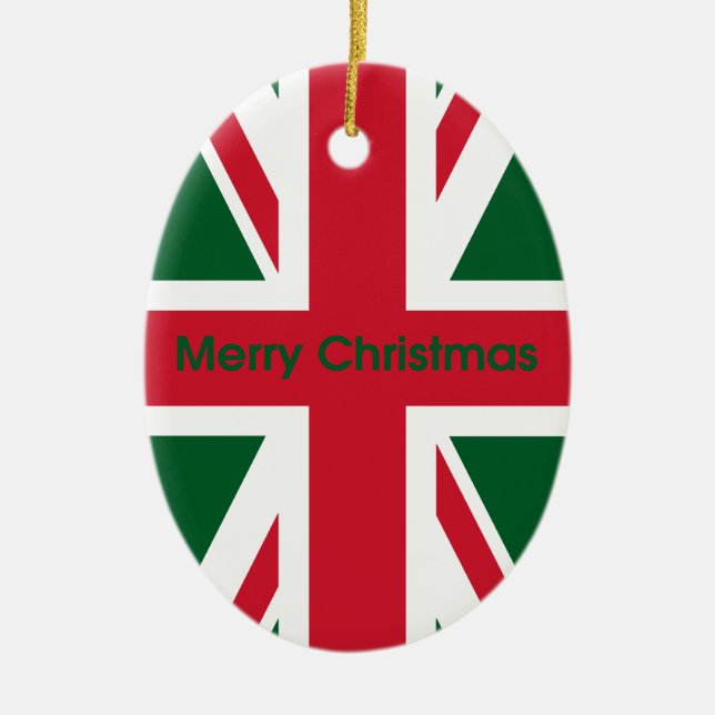 Union Jack Keramikornament (Vorne)