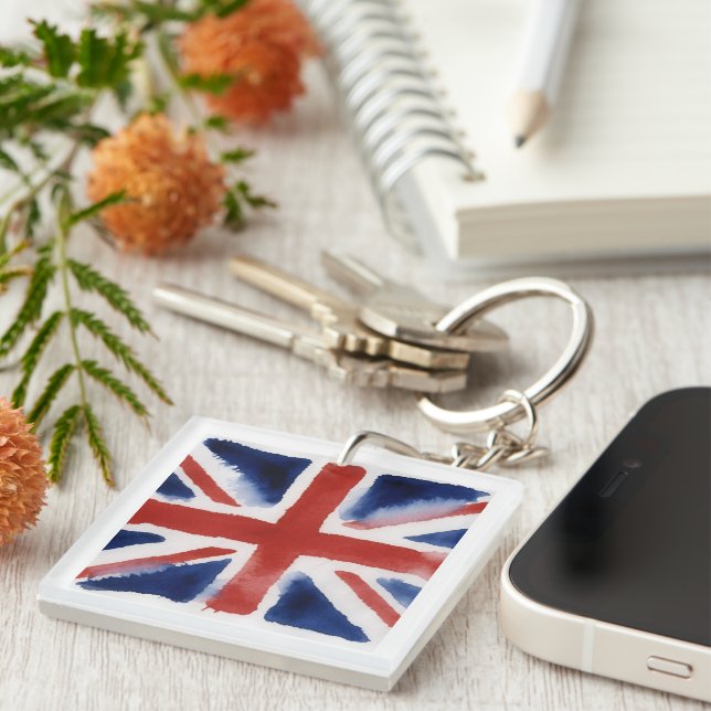 Union jack key rings schlüsselanhänger (Vorderseite rechts)