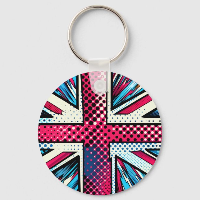 Union jack Keychain Schlüsselanhänger (Vorderseite)