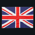 Union Jack Kittuch Geschirrtuch<br><div class="desc">Küchenhandtuch mit Bild der Union Jack Flag.</div>