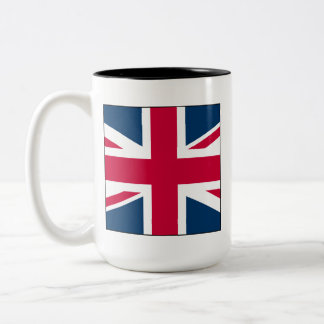 Union Jack Large Two Tone 15 Oz Mug Zweifarbige Tasse