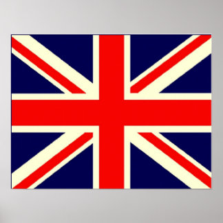 Union Jack Leinwand Poster