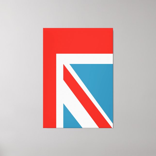 Union Jack Leinwanddruck (Vorderseite)