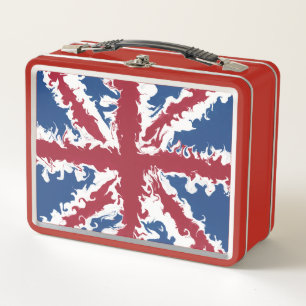 Union Jack Liquid Art Metall Brotdose