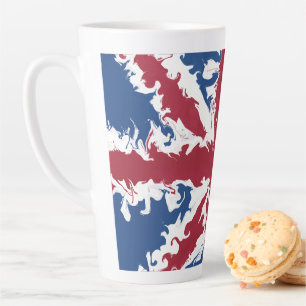 Union Jack Liquid Art Milchtasse