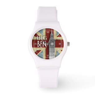 Union Jack London Big Ben Wrist Armbanduhr