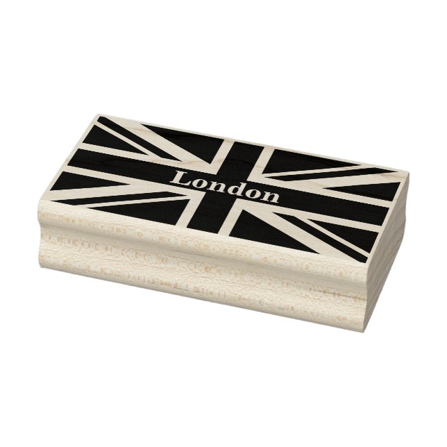 Union Jack London ~ Britische Flagge Gummistempel (Stempel)