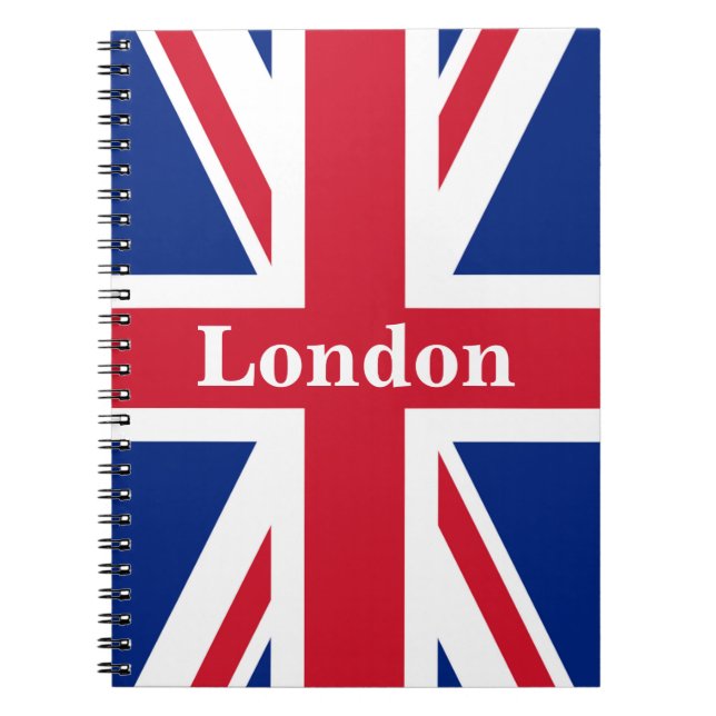 Union Jack London ~ Britische Flagge Notizblock (Vorderseite)
