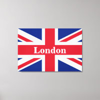 Union Jack London ~ British Flag Canvas Print