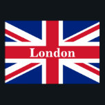 Union Jack London ~ British Flag Poster<br><div class="desc">Flagge des Vereinigten Königreichs Großbritannien und Nordirland mit Londoner Text. Verlassen,  Text anpassen oder leer machen.</div>