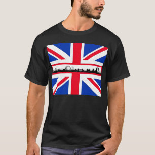 Union Jack London Skyline T - Shirt