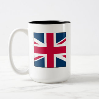 Union Jack mittelgroße zweifarbige 15 oz. Tasse