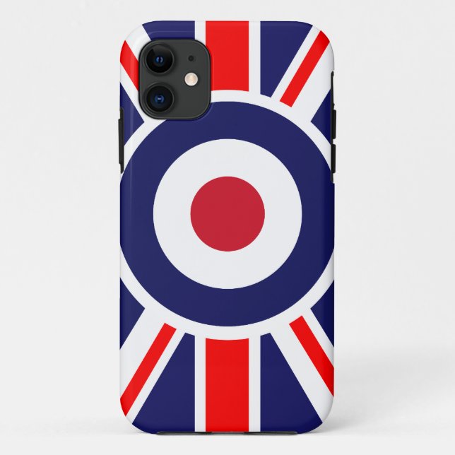 Union Jack Mod England Ziel Case-Mate iPhone Hülle (Rückseite)