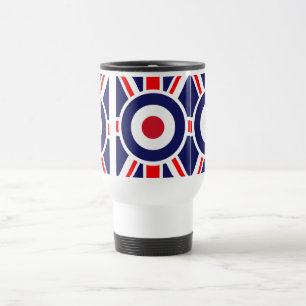 Union Jack Mod England Ziel Reisebecher