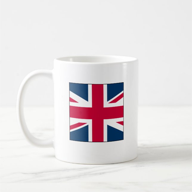 Union Jack Mug Small Square Design Kaffeetasse (Links)