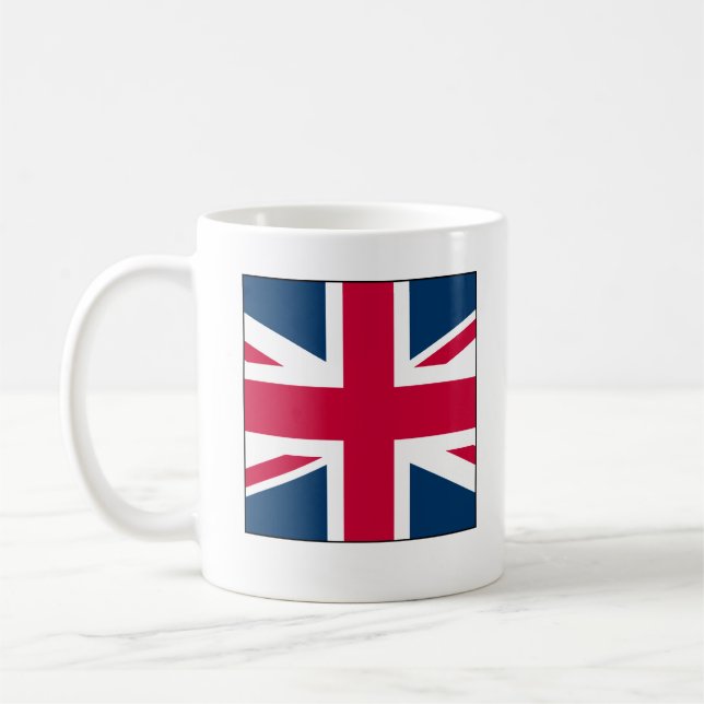 Union Jack Mug with Large Square Design  Kaffeetasse (Links)
