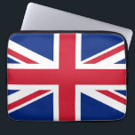 Union Jack National Flag Großbritannien Laptopschutzhülle<br><div class="desc">Die Gewerkschaft Flag, Königliche Gewerkschaft Flag oder Union Jack seit 1606 ist die Nationalflagge des Vereinigten Königreichs. Blaues Feld, auf dem das Kreuz des Heiligen Andreas mit dem Kreuz des Heiligen Patricks, über das gesamte Kreuz des Heiligen Georges fimbriert. Diese von der britischen Regierung geschaffene Arbeit ist öffentlich zugänglich. Dieses...</div>
