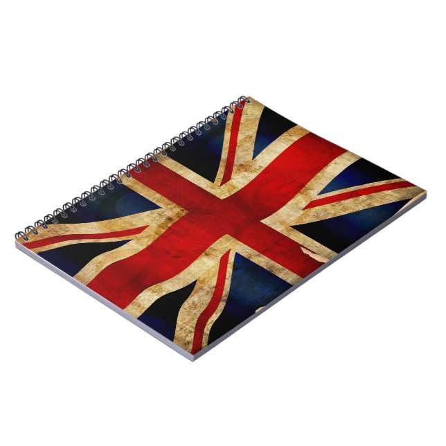 Union Jack Notebook Notizblock (Linke Seite)