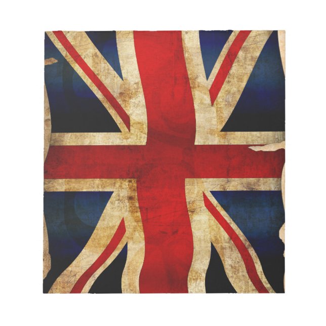 Union Jack Notizblock (Vorderseite)